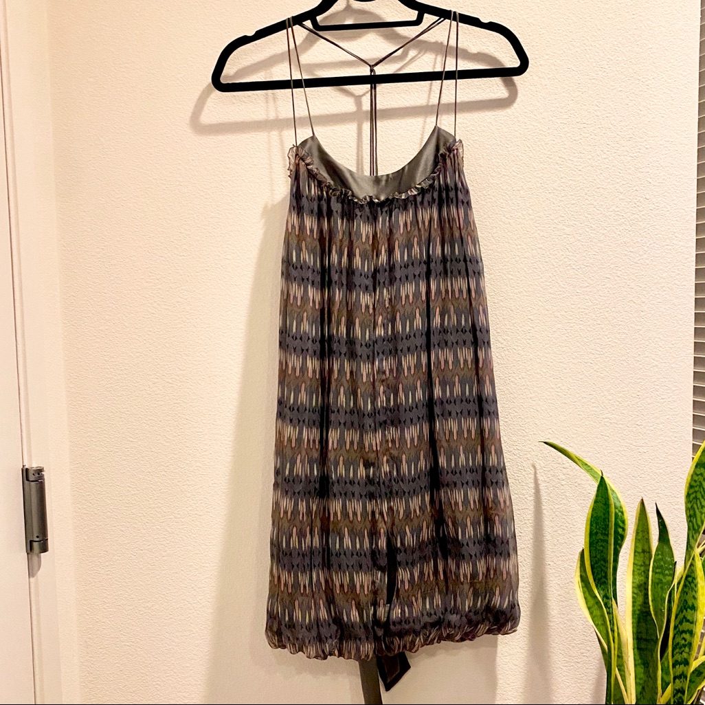 Development By Erica Davies Patterned Silk Dress